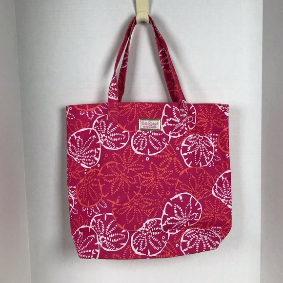 Lilly Pulitzer Handbags - Lily Pulitzer Estee Lauder Pink White Tote 💜HP !!